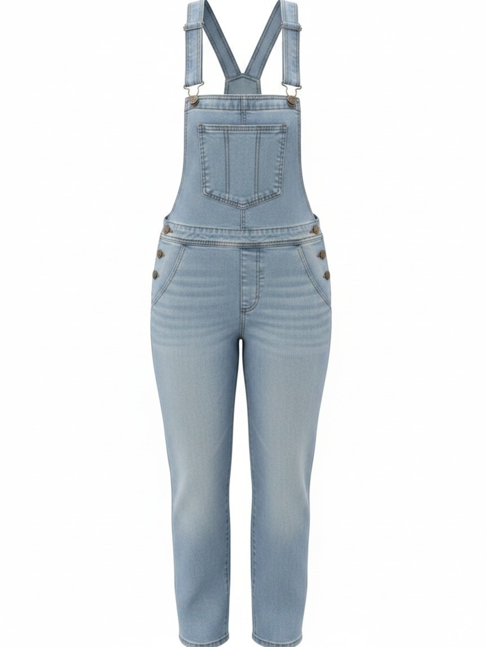 Light Blue Women’s Denim Overalls Jeans